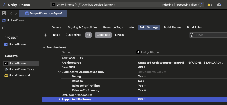 ios-build-settings