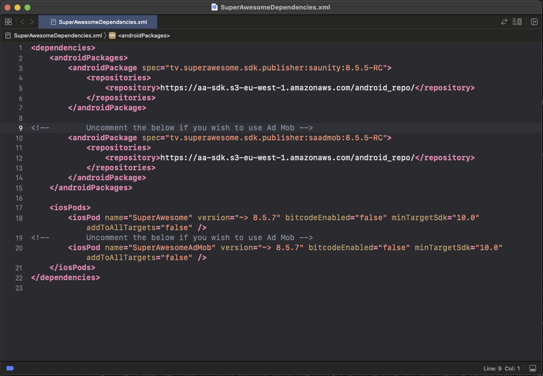 superawesomedependencies.xml